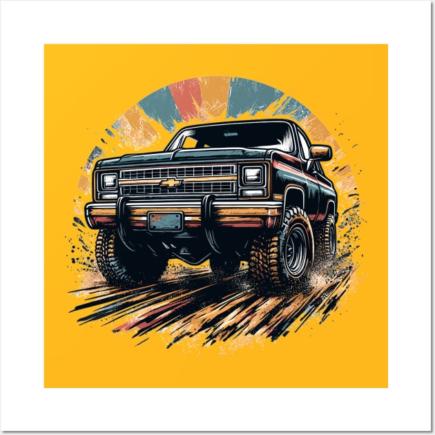 Chevy K5 Blazer Wall Art by Vehicles-Art